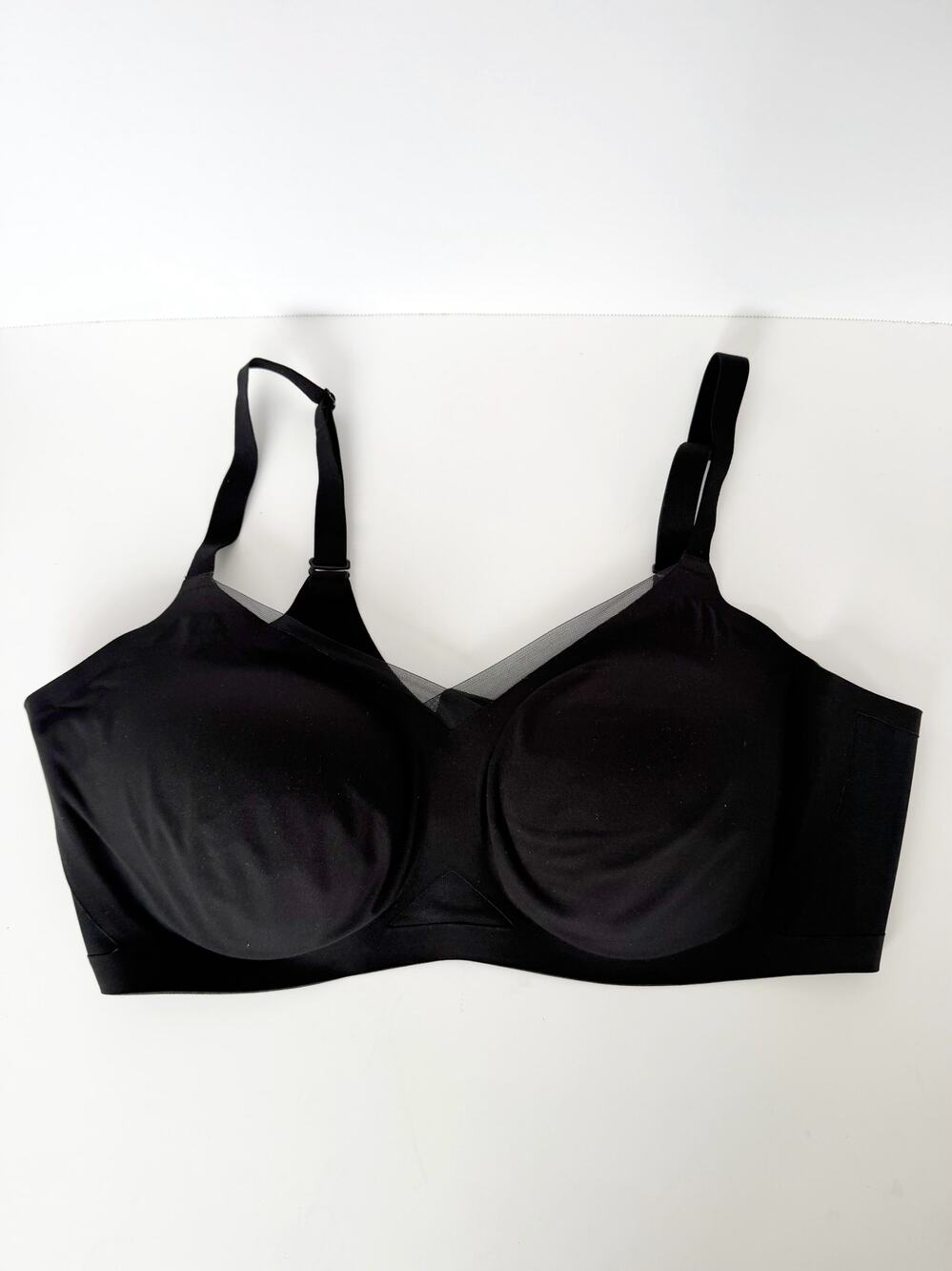 Honeylove Crossover Black Bra 2X 42 C/D
